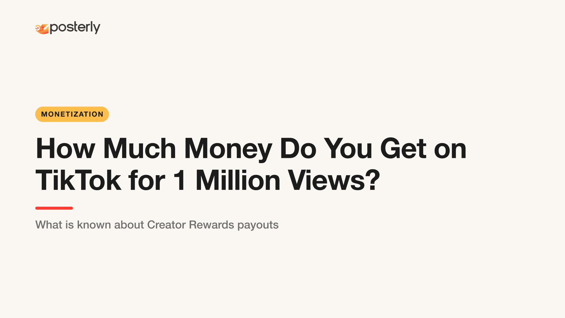How Much Money Do You Get on TikTok for 1 Million Views? cover