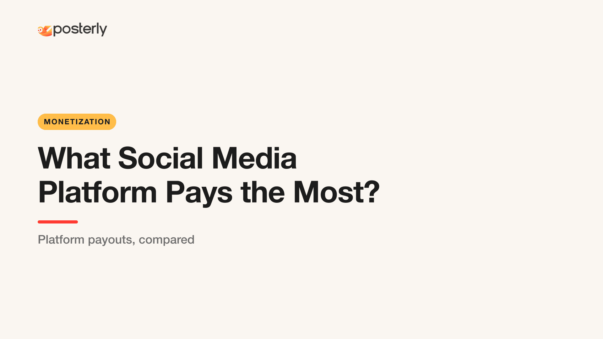 What Social Media Platform Pays the Most? cover