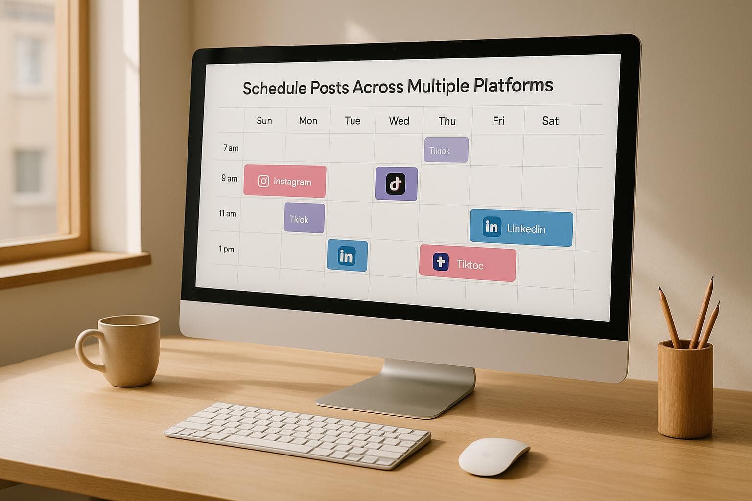 How to Schedule Posts Across Multiple Platforms