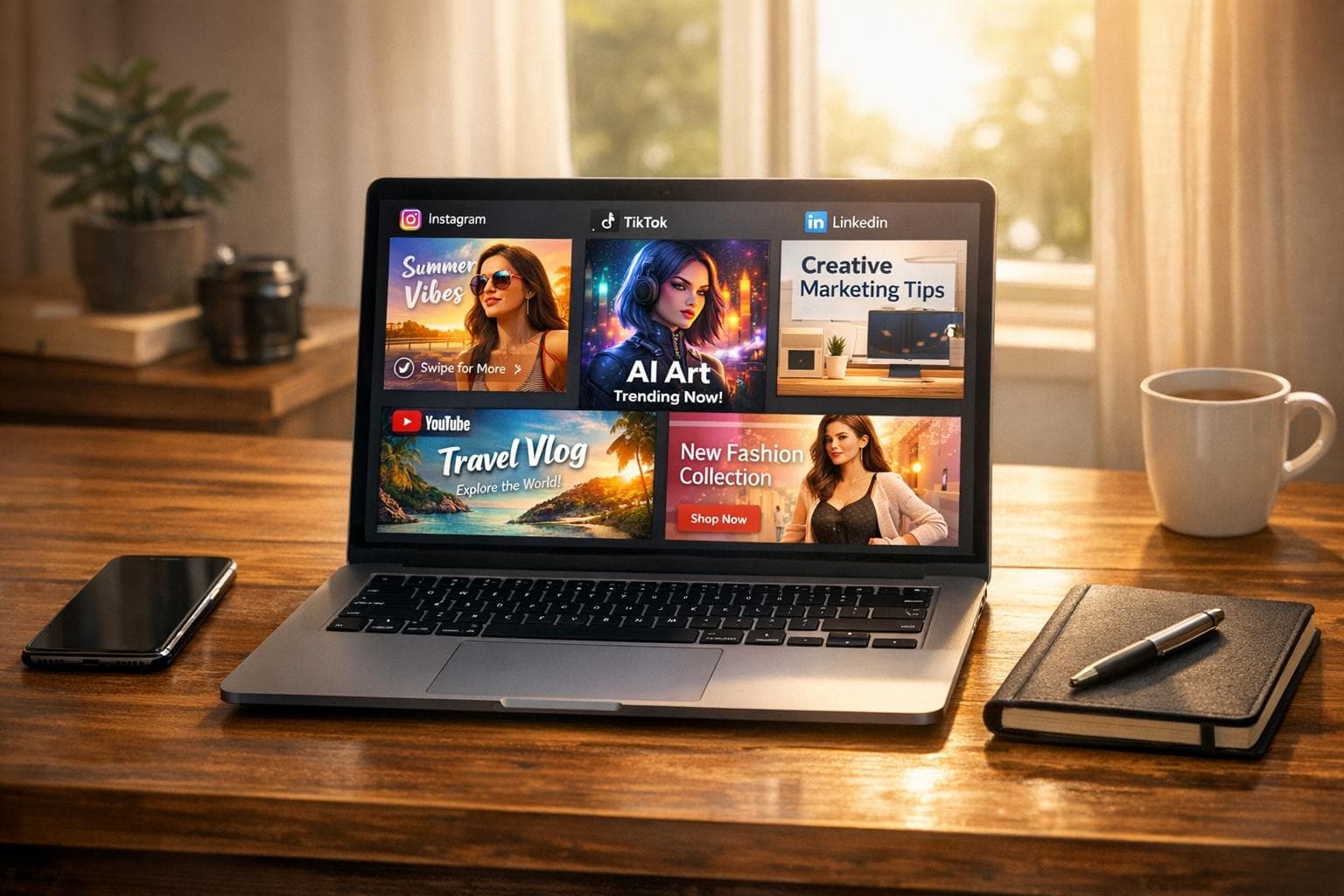 Ultimate Guide to AI Visual Content for Social Media