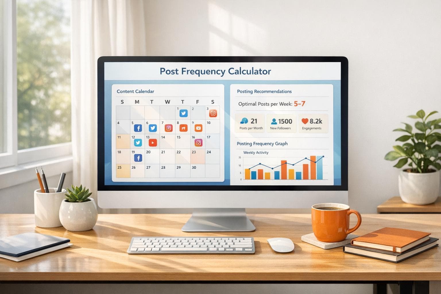 Post Frequency Calculator