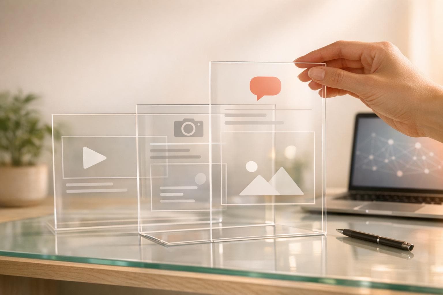 AI-Assisted Brainstorming for Social Media